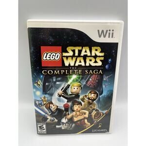 LEGO Star Wars - The Complete Saga (Wii, 2007) Free Shipping CIB TESTED
